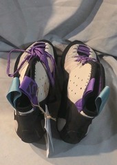 Adidas 5.10 Grandstone Climbing Shoes Black Purple BC0866 Men SZ 10 NWOB Defect
