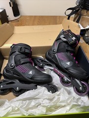 Rollerblade Zetrablade W Black/Cyclamen Pink 8/8.5 -Open Box