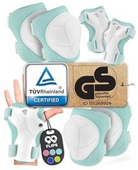 99FLIPS 6pcs Complete Set 3-12 Years- Knee Pads Elbow S/M – 7-12 Years MINT