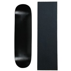 MOOSE Blank SKATEBOARD DECK 8 DPD BLACK Skateboards With Black Diamond Grip