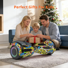 Commugo Hoverboard Self-Balancing Scooter Hoverboard UL 2272 Bluetooth for Kids