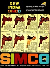 SIMCO Saddle Vintage Print Ad Ephemera Wall Decor Brazos Ramrod Big 16