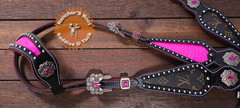 Western Horse Tack Set | Pink With Brown Tack set