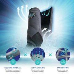 Professional’s Choice 2xCool Sport Medicine Boots Value 4 Pack Black Medium M