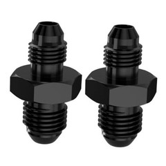4AN External Thread to 3AN Flared Coupler Union Fitting, Aluminum AN4-AN3
