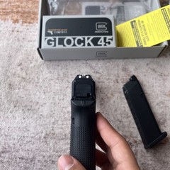 NEW Glock G45 Gas Blowback Airsoft Pistol with Extended Mag – Black (2276345)