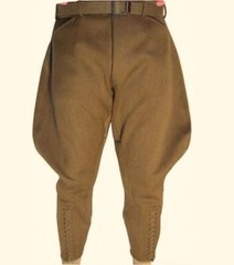 Mens Khaki Horse Riding Polo Baggy Breeches Equestrian Sports Hunting Trousers