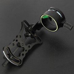1 Pin Compound Bow Sight Archery Hunting Single Pin 0.019″ Adjustable RH