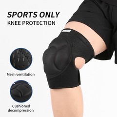 Knee Pad Comfortable Non-Slip Thick Foam Cushion Knee Pads Adjustable Easily Men