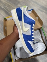 Nike SB Dunk Low Pro QS Skate Shoes Game Royal/Sail Grey Fog US 9.5 D