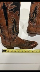 Women’s Lucchese Classics Handmade Leather Western Cowboy Boots US 7.5 B