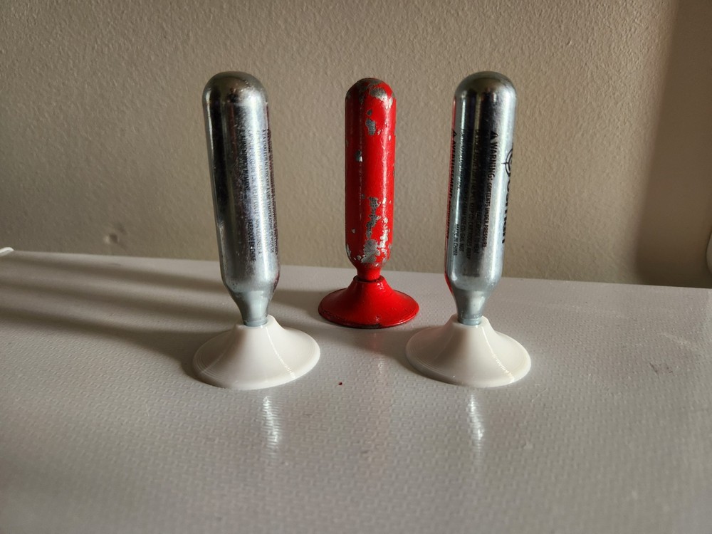 3D Printed CO2 Cartridge Knockdown Targets – Pack of 6 PETG Airgun Plinking