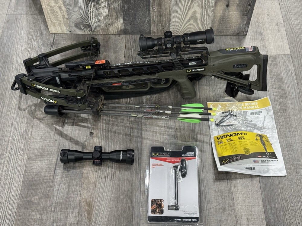 TenPoint Venom X ACUslide, Pro-View 400 Scope (Vektra)-NO WARRANTY