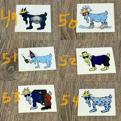 GOAT USA Stickers/ Decals- PICK YOUR OWN STICKERS!