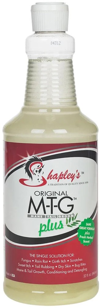 Shapley’s Original M-T-G Plus – 32 oz. MTG with Aloe & Fresh Scent for Horses