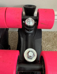 Pink Super Nitro Women’s Roller Skates Size 3 — Indoor/Outdoor Quad