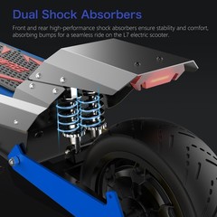 Electric Scooter 6000W Dual Motor 60V 35Ah 50MPH Foldable E-Scooter NFC Unlock