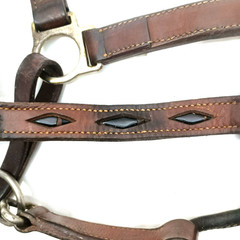 Vintage Leather Simco Halter – Fancy and Rare!