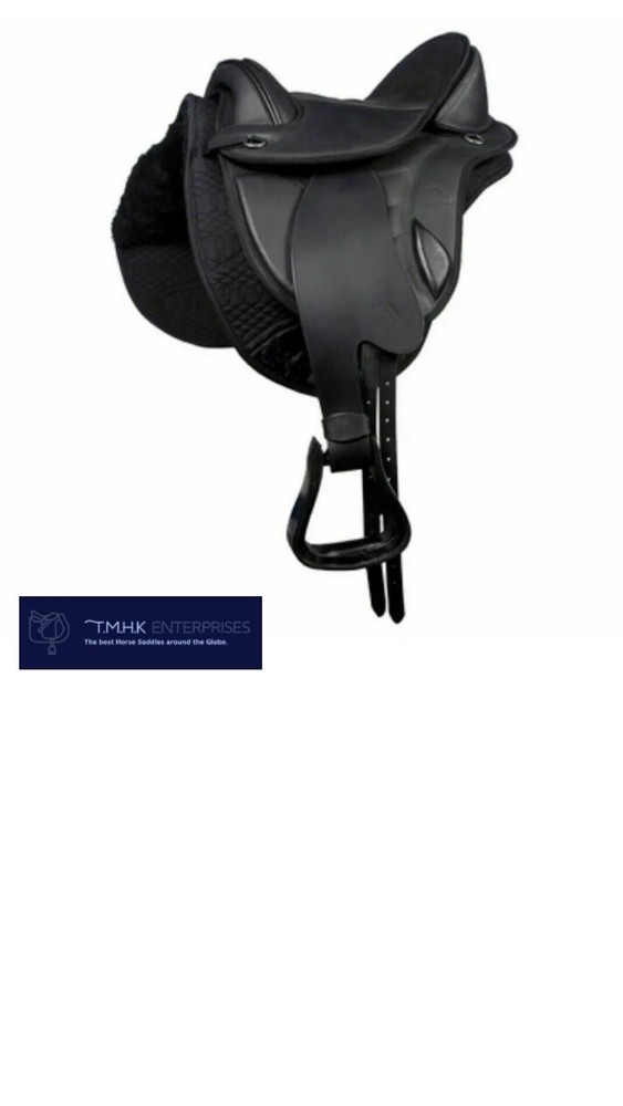 NEW BAREFOOT ENGLISH TREELESS HORSE SADDLE TACK SIZE (16 TO 18) INCHES.