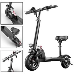 NEW 800W Folding Electric Scooter for Adults 48V 15AH E-Scooter with Seat 28Mph