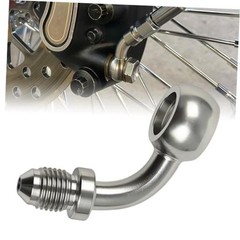 AN3 (3/8’‘) Male Banjo Fitting with 10mm Banjo Eye for AN3 PTFE Brake 75 Degree