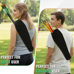 Archery Quiver – Adjustable Back & Hip Arrow Holder for Compound & Recurve Bows