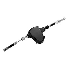 Universal CNC Aluminum Alloy Motorcycles Easy Stunt Pull Clutch Cable Black