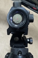 Airsoft LCT G3 Rifle with a Holosun Red Dot and Riser