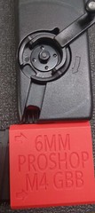 Golden Eagle / 6mmProShop M4 Airsoft GBBR Odin Speedloader Adapter (Red)