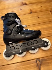 POWERSLIDE Storm Black 80 – Lightly Used – US Men’s Size 7-7.5