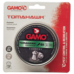 GAMO Country 750 Count TOMAHAWK Pointed Expanding 4.5mm .177 Caliber Air Pellets