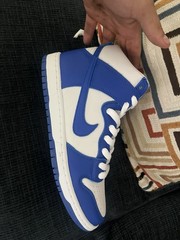 Nike SB Dunk High Pro ISO Kentucky Blue/White Skate Shoes, Men’s US 11 M