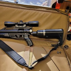 8 Inch Long Buttstock for paintball 60 to 63mm C02 or 29CI Tanks