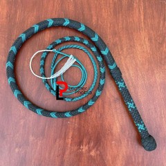 Handmade Nylon Paracord Braided Bullwhip 16-Strand (4FT–16FT) Costume Cosplay Bu