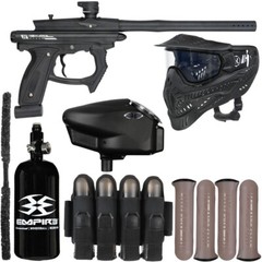 NEW HK Army SABR Vendetta Paintball Gun Package Kit – (Dust Black/Black)