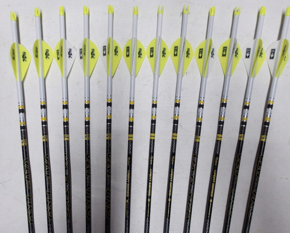 @NEW@ 12- Victory Archery VAP TKO Elite 350 Carbon Dip/Crested Arrows