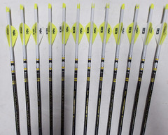 @NEW@ 12- Victory Archery VAP TKO Elite 300 Carbon Dip/Crested Arrows