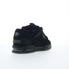 Osiris Peril 1308-1874 Mens Black Suede Lace Up Skate Inspired Sneakers Shoes 8