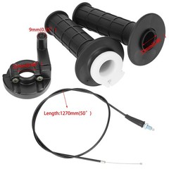 Mini Bike Throttle Kit 7/8 Handle Grip 50in Cable For Coleman Baja Motovox