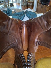 Vintage Stubben «Siegfried» Leather Saddle, TW 30.5 cm, Seat Size 18 in. (45 cm)