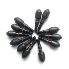 12pcs Archery Bullet Points 100/125 Grain Field Points Arrow Screwin Field Ti…