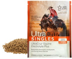 UltraCruz Equine Electrolyte Horse Supplement 30 Single Servings Pellet (30 Day)