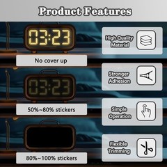 4 Sheets LED Light Blocking Stickers LED Light Blackout Sticker for Routers TVs