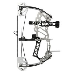 13″ Mini Compound Bow Arrow Kit Short Axis Bow Hunting Shoot RH/LH 15-32lbs