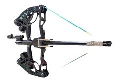 Rapid Fire Compound Bow Repeater 40-Shot 8mm Steel Ball Slingshot High Precision
