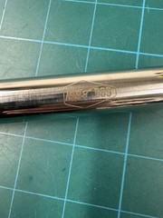 CRBN IC SS8 barrel (SILVER) with Stainless Steel .689 insert: AC thread. Rare!