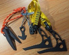 Black Diamond Pro Piton Set: 2x Spectre Ice, 2x Pecker, 2x Rock ice, rock, mixed