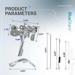 Throttle Control Assembly Kit – Compatible with Honda GX160 GX200 GX120 Predator