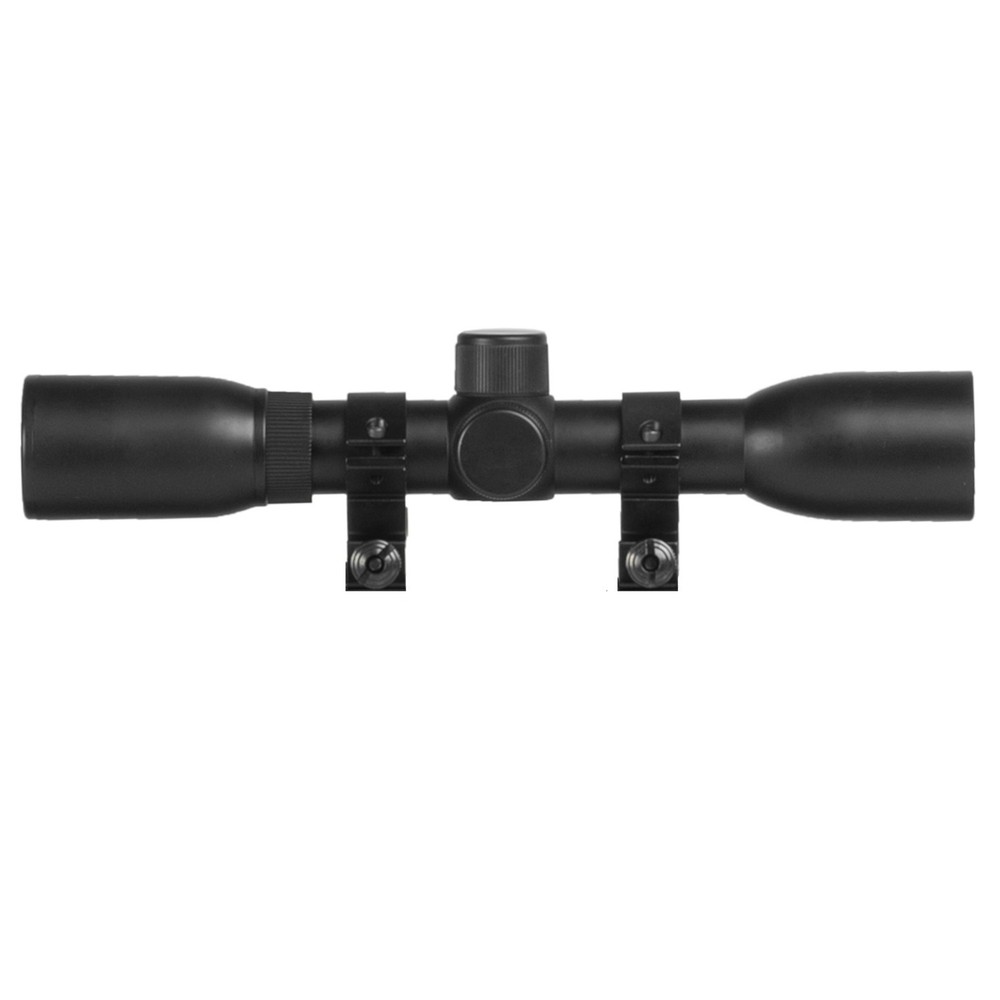OPTIMA 4 x 32mm Adjustable Shock & Recoil Proof Hunting Air Rifle Scope + Mounts