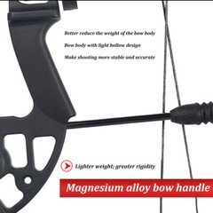 30-60LBS Compound Bow Right Hand 19″-30″ Archery Arrow Target Hunting Equipment